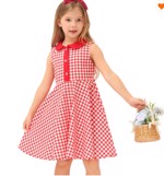 Børne 50ér kjole; Mini Caroline